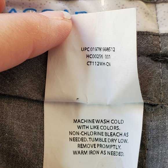 HAGGAR Black Classic Fit Cool 18 Pro Dress Pants, 36W X 34L - Picture 7 of 8